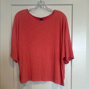 Old Navy Casual Coral Women's Top. Size Large.